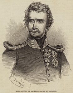 Ludwig, rei da Baviera de Charles Baugniet